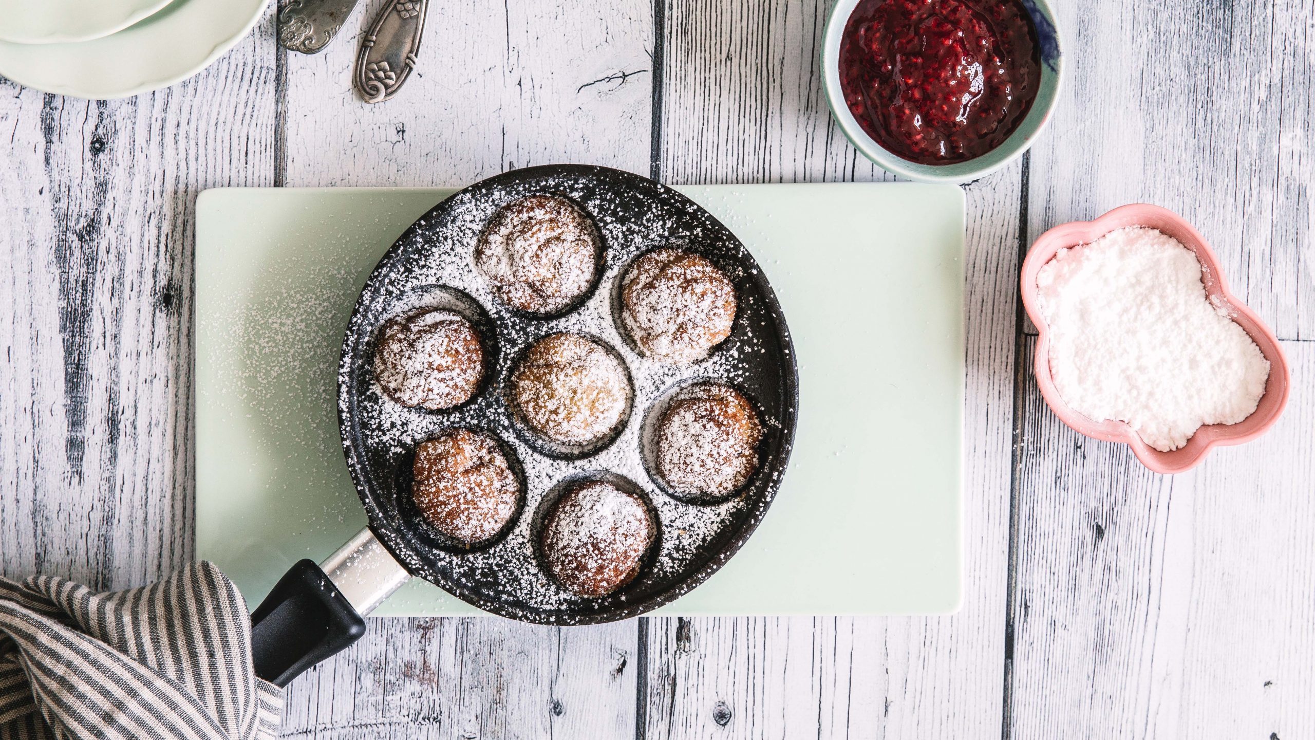 Æbleskiver, Fiberhusk