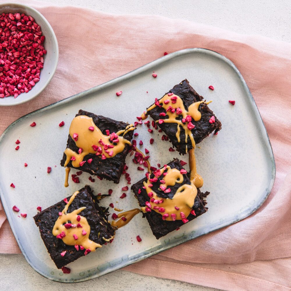 Brownie bites med squash og fibre