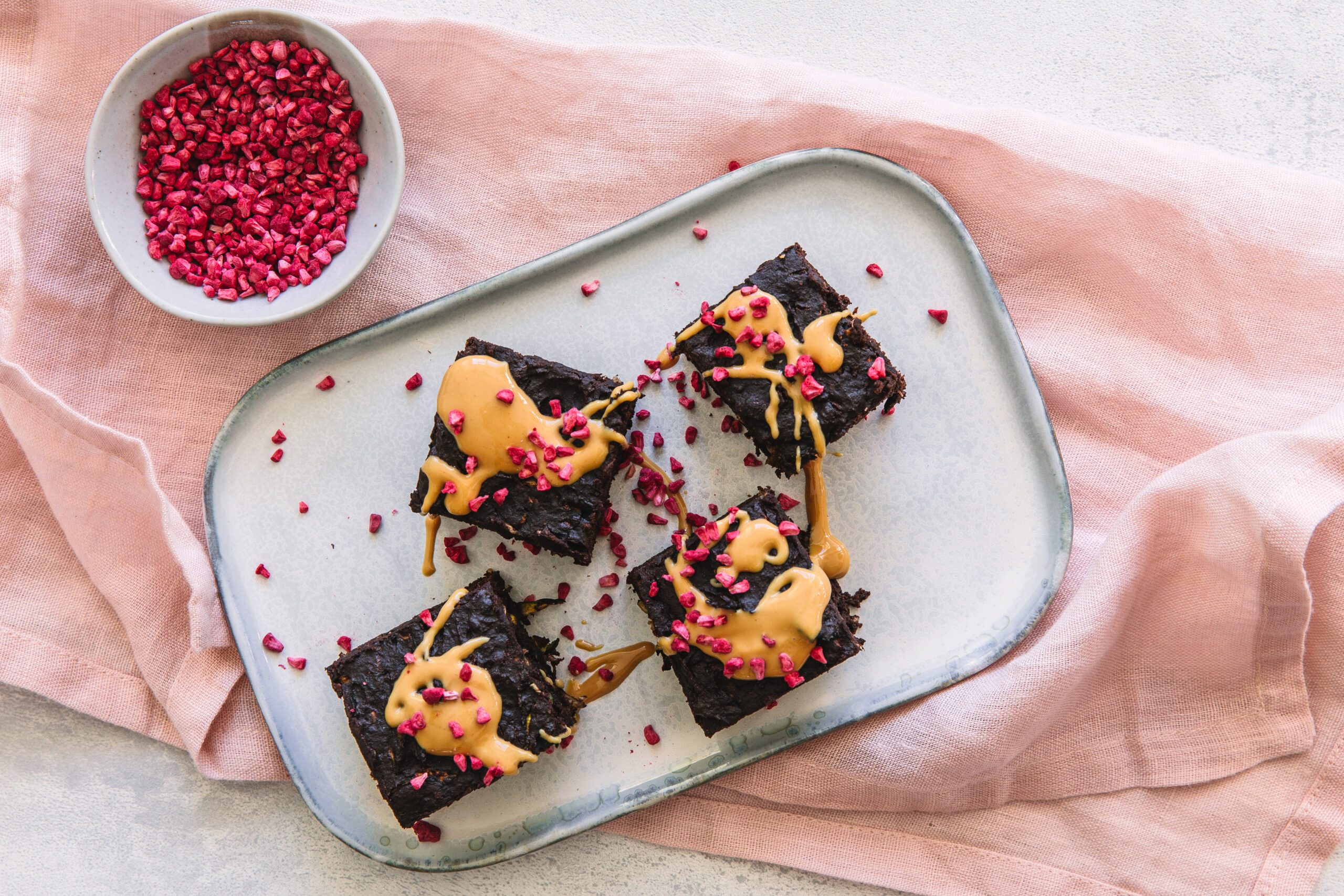 Brownie bites med squash og fibre