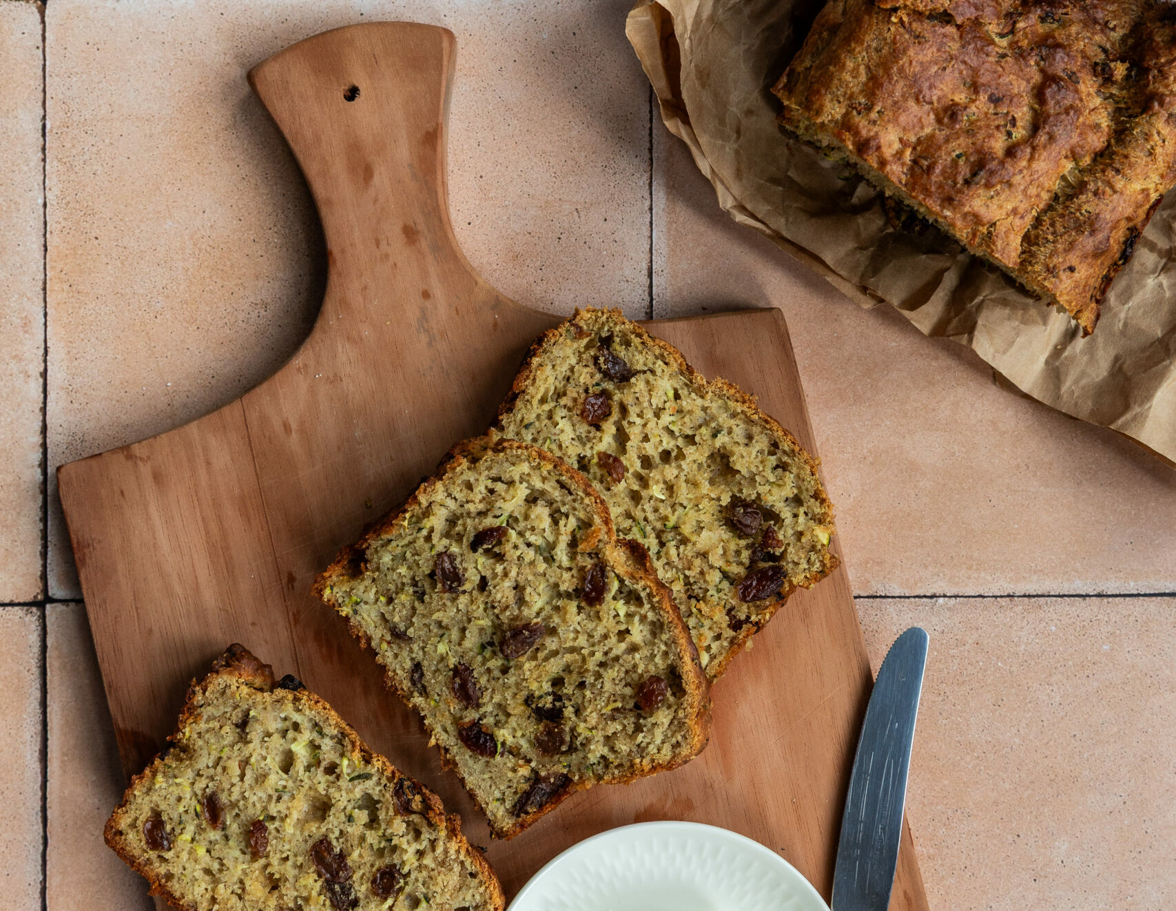 Squashbrød med rosiner