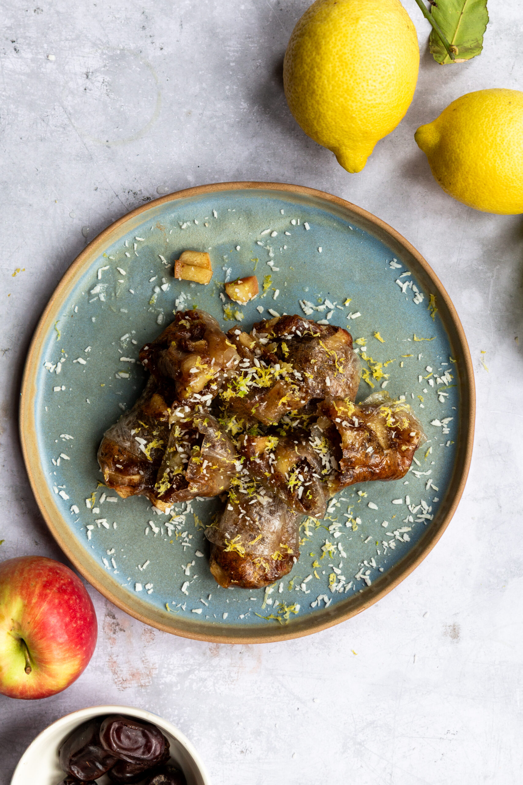 Bagte æbler i rispapir2